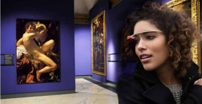 La prima mostra in Italia che arricchita dai Google Glass