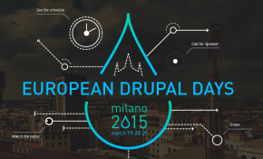 Logo ufficiale degli European Drupal days 2015