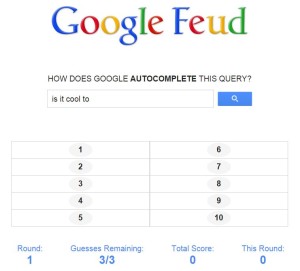 Il funzionamento di Google Feud, uno die più simpatici giochi online di questo periodo