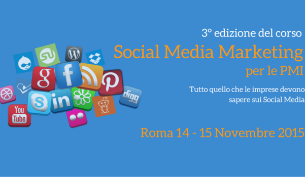 Corso Social Media Marketing per le PMI Roma formula weekend